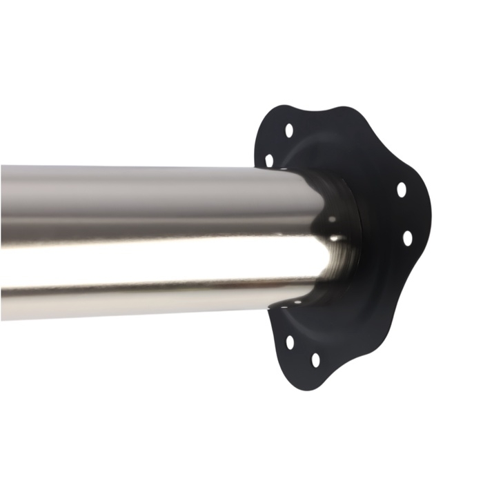 Опора мебельная, барная, ТУНДРА, 60х710 мм, цвет сатин никель Опора мебельная, барная, ТУНДРА, 60х710 мм, цвет сатин никель