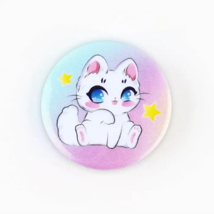 Значок металлический закатной «Милые анимешки», d=2.5 cм, МИКС