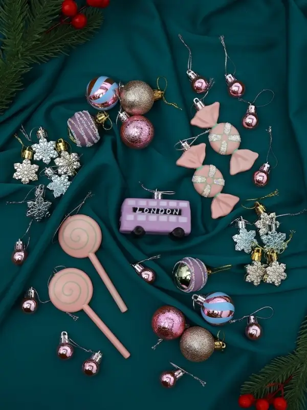 Ёлочные игрушки 34 шт. &laquo;В гостях у Деда Мороза&raquo;