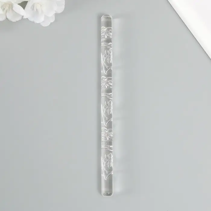 Скалка для творчества акрил &laquo;Цветок&raquo;, 16&times;1 см