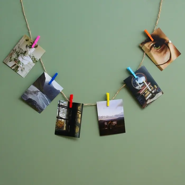 Прищепки для декора, набор 50 шт., розовые &mdash; 2.5 см