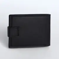 Портмоне мужское &laquo;Орёл&raquo;, на кнопке, отдел для карт, монет, чёрное