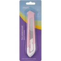 Нож универсальный Attache 18 мм пластиковый роз.авто