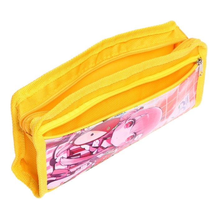 Пенал школьный Пенал школьный "Аниме" на молнии, 2 отделения, МИКС