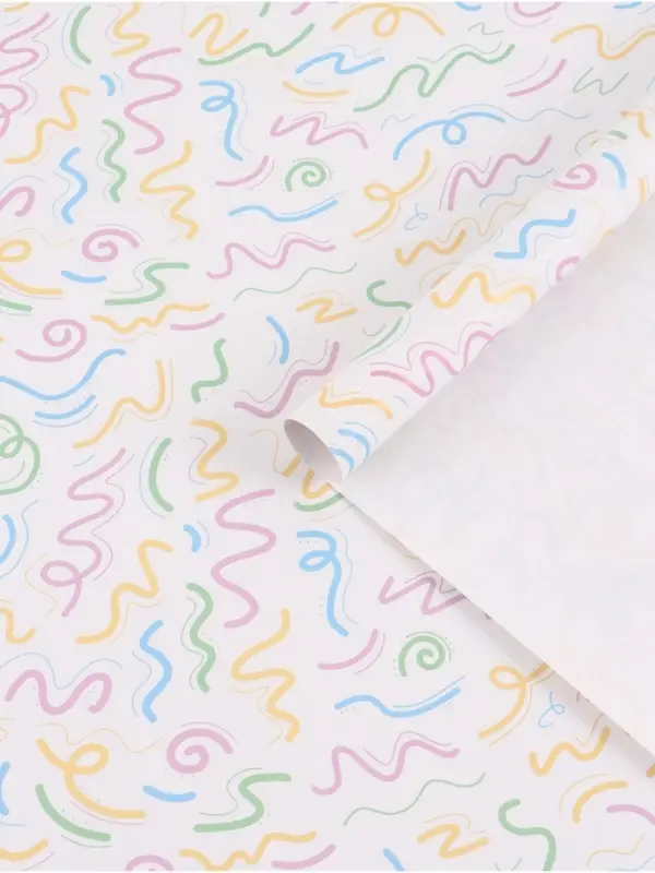 Бумага упаковочная глянцевая &laquo;Конфетти&raquo;, 50&times;70 см