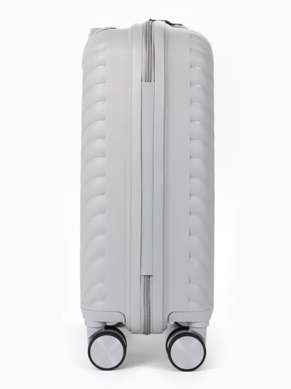 Чемодан на съёмных колёсах, 18", кодовый замок, 33&times;16&times;49 см, серый