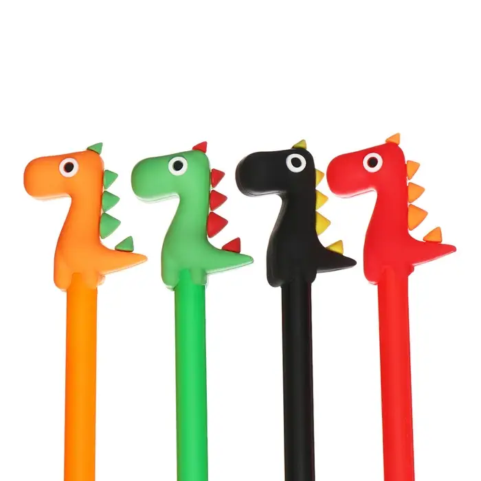 Ручка - прикол гелевая «Динозаврик» МИКС