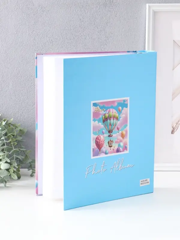 Фотоальбом на 400 фото 10х15 см Фотоальбом на 400 фото 10х15 см "Небесная ярмарка" в коробке тисн.золото 6х27,5х33,5 см