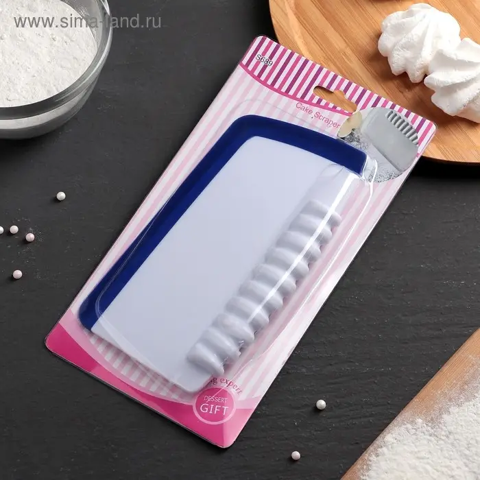 Шпатель кондитерский с размерной линейкой, 18×10 см Шпатель кондитерский с размерной линейкой, 18×10 см