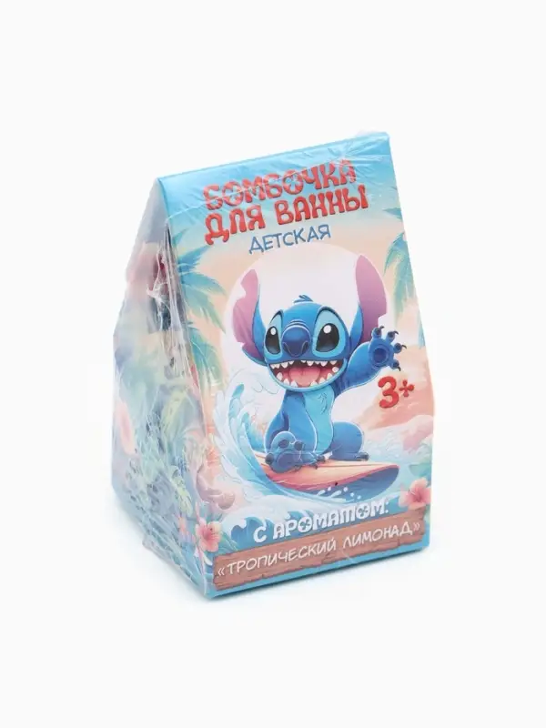 Бомбочка для ванны 40г в коробке, детская, Монстрик