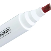 Маркер перманентный ATTACHE красный 1,5-3 мм скошенный наконечник