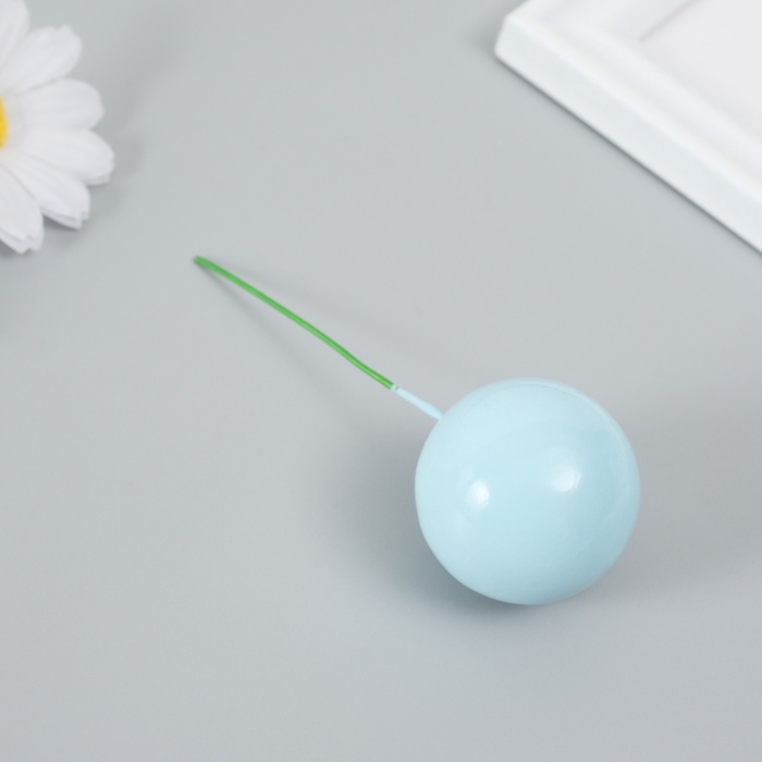 Декор для творчества "Шарики голубые" d=2; 3; 3,5 и 4 см набор 20 шт