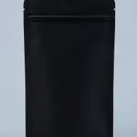 Пакет Zip-lock Крафт с прямоугольным окном, черный,12&times;20&times;4 см