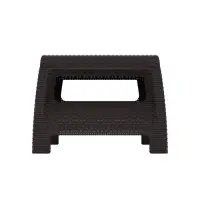 Стол садовый &laquo;Ротанг&raquo;, 76.5&times;57&times;42 см, пластиковый, цвет мокко