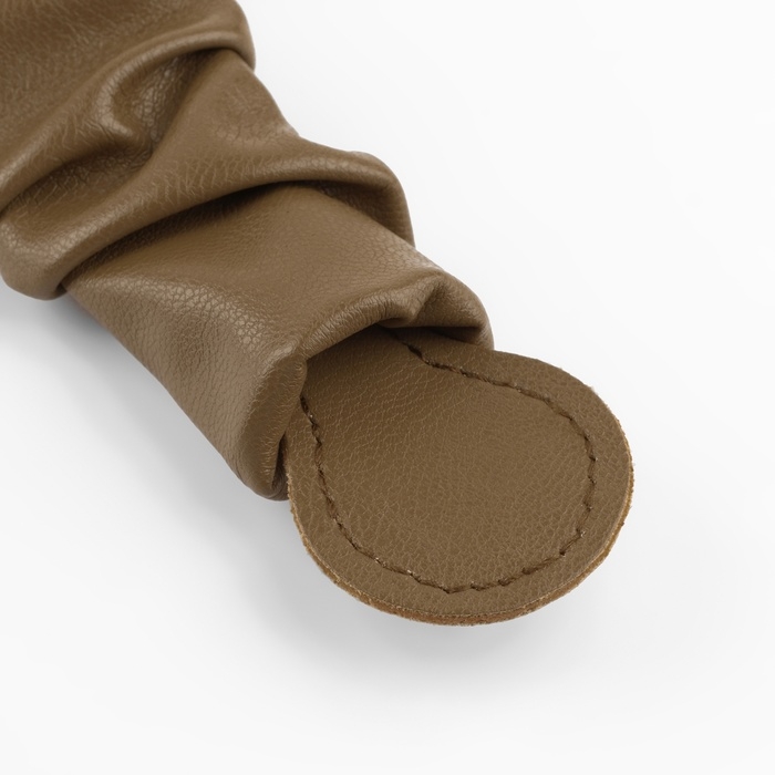 Ручка для сумки, пришивная, 18 × 3,5 см, цвет коричневый Ручка для сумки, пришивная, 18 × 3,5 см, цвет коричневый