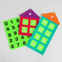 Дидактический коврик "Числовые домики" Дидактический коврик "Числовые домики"