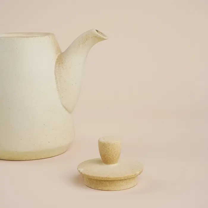 Заварочный чайник SL Home &laquo;Волны Сардинии&raquo;, 1.3 л, 22.5&times;11&times;19 см, фарфор, бежевый