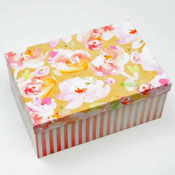 Набор подарочных коробок 10 в 1 &laquo;Цветы&raquo;, 30.5&times;20&times;13 - 12&times;6.5&times;4 см