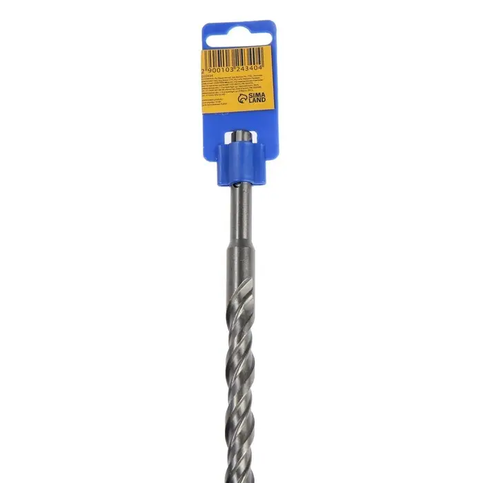 Бур по бетону ТУНДРА, двойная спираль, SDS-plus, 18&times;410 мм