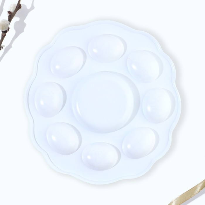 Пасхальная подставка на 8 яиц и кулич «Цыплята» на пасху, 24 х 25 см. Пасхальная подставка на 8 яиц и кулич «Цыплята» на пасху, 24 х 25 см.