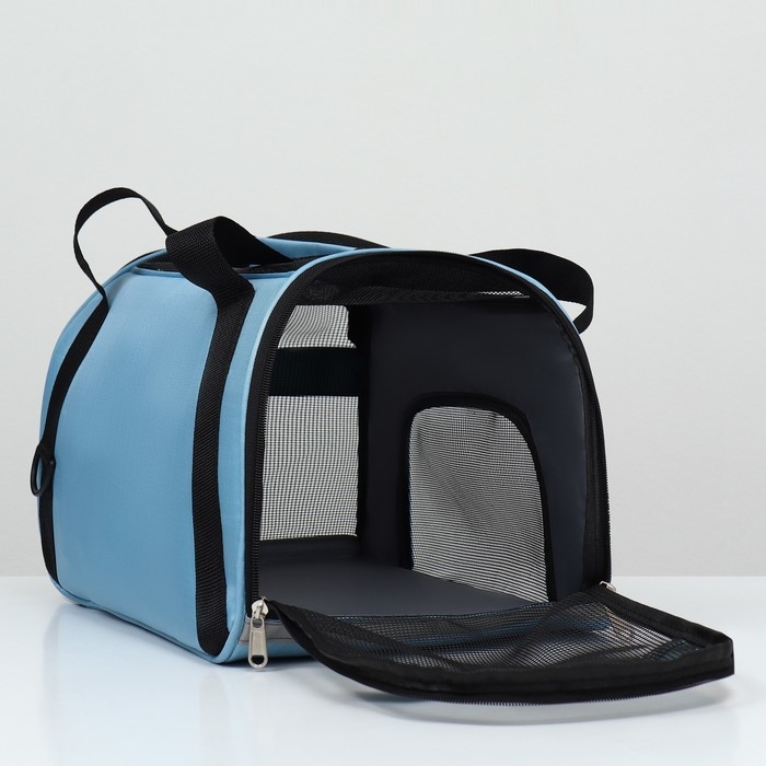 Сумка-переноска сетчатая,53 х 26 х 34 см, голубая Сумка-переноска сетчатая,53 х 26 х 34 см, голубая