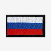 Шеврон на липучке &laquo;Флаг России&raquo;, 9&times;5 см
