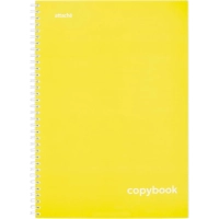 Бизнес-тетрадь А4 96л Attache Акварель желтый, клетка, гребень, картон