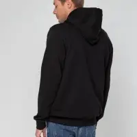 Худи унисекс с карманом на груди Chest Pocket, черное, размер XL/2XL