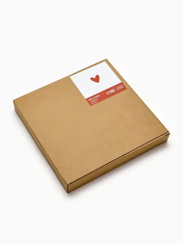 Тарелка плоская керамическая &laquo;Любовь в деталях&raquo;, d=20 см, ручная работа