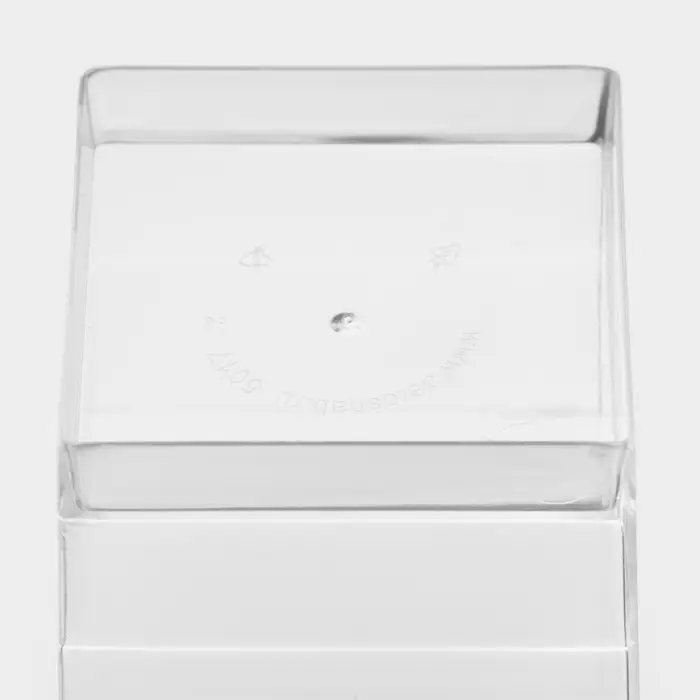 Форма одноразовая для фуршета &laquo;Куб&raquo;, 60 мл, пластик, прозрачная