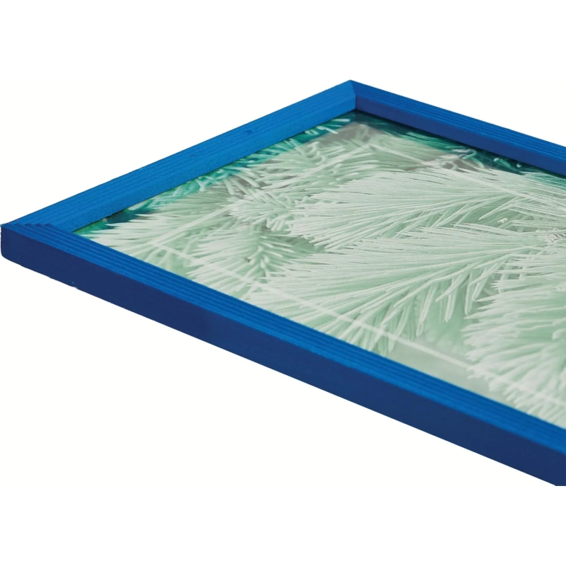 Рамка 21х30см деревянная, профиль №2, цвет 'синий'