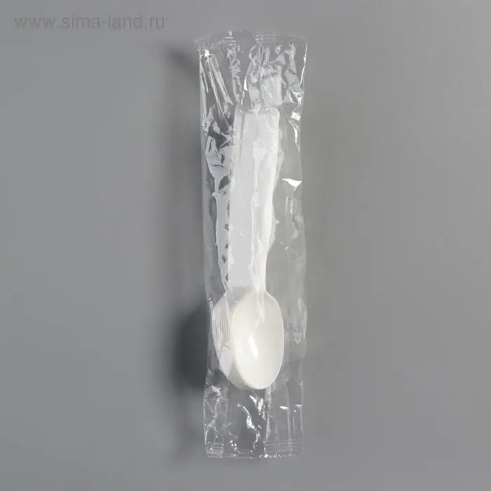 Набор одноразовой посуды «Ложка» белый, 16.5 см, 10 шт. Набор одноразовой посуды «Ложка» белый, 16.5 см, 10 шт.