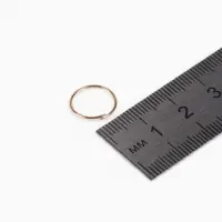 Кольцо соединительное 0.7&times;12 мм (набор 50 г, &plusmn; 360 шт.) СМ-995, цвет золото