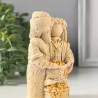 Фигурка гипс &laquo;Берегиня и Богач&raquo;, 12.5&times;8&times;7 см