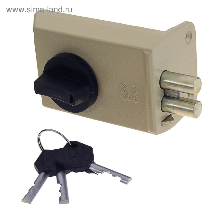 Замок накладной ПРОСАМ ЗНД-1А (88400), серый Замок накладной ПРОСАМ ЗНД-1А (88400), серый