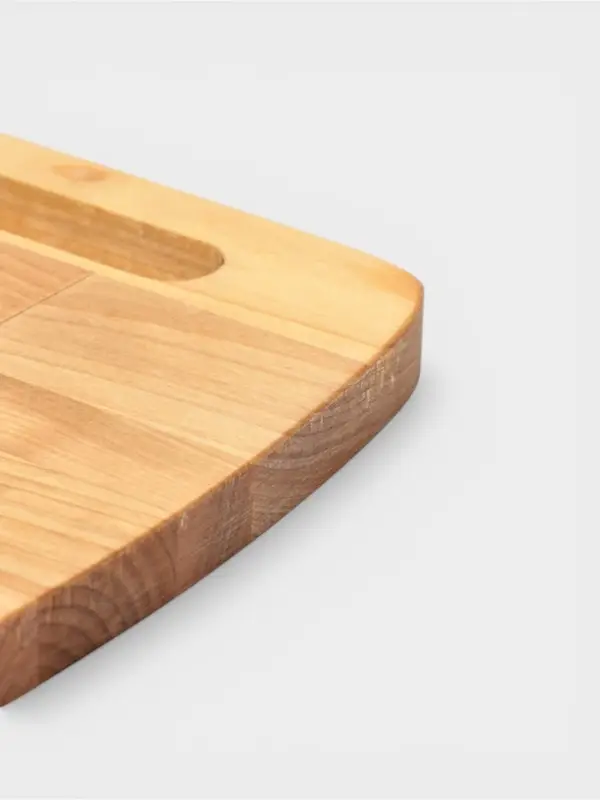 Набор разделочных досок, 2 шт., 24&times;21 см, 19.5&times;17 см, дерево берёза, пропитаны минеральным маслом