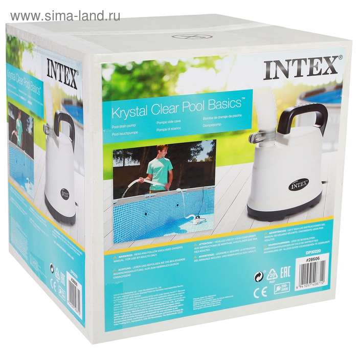 Насос дренажный, 220-240 V, 28606 INTEX Насос дренажный, 220-240 V, 28606 INTEX