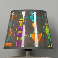 Лампа настольная RISALUX &laquo;Суше&raquo;, E27, 40 Вт, серая, 20&times;20&times;23 см