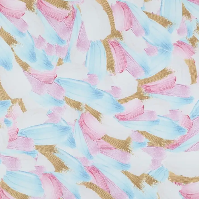 Бумага упаковочная глянцевая «Нежные мазки красок», 100х70 см