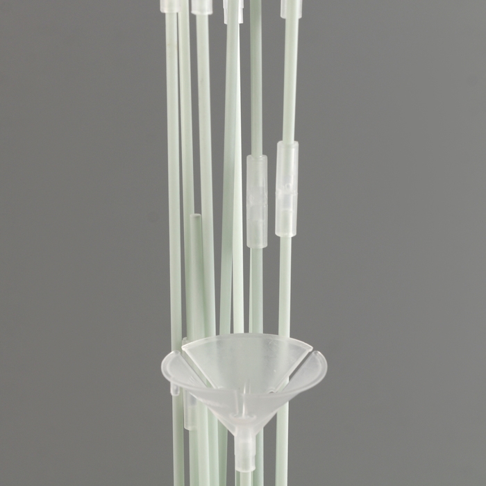 Стойка для воздушных шаров на 8 шаров, высота 80 см, голубая Стойка для воздушных шаров на 8 шаров, высота 80 см, голубая