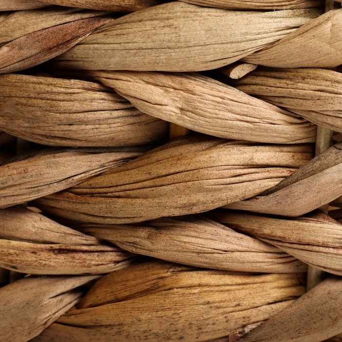 Корзина для хранения, прямоугольная , 43х30х22 см, Водный гиацинт, металл. каркас Корзина для хранения, прямоугольная , 43х30х22 см, Водный гиацинт, металл. каркас