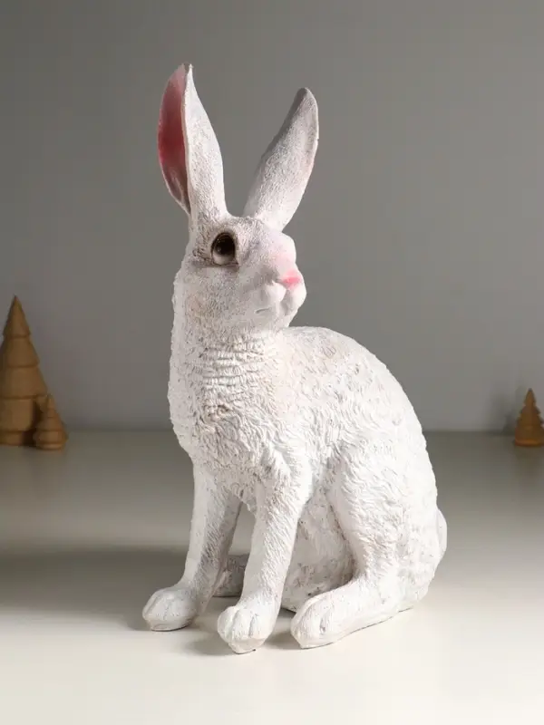 Копилка "Зайчик русак" с глиттером, 36 см,