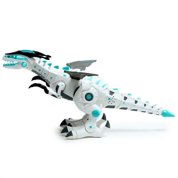 Робот дракон, на пульте управления, интерактивный: музыкальный, пар, звук, свет, на батарейках Робот дракон, на пульте управления, интерактивный: музыкальный, пар, звук, свет, на батарейках