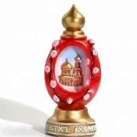 Свеча декоративная &laquo;Пасхальное яйцо с храмом&raquo;