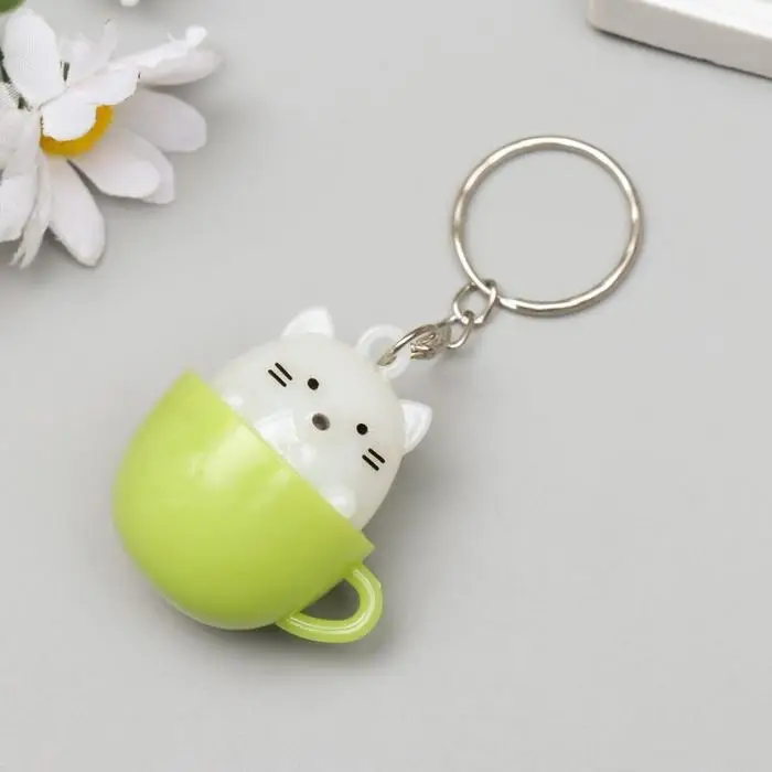 Фонарик свет на кольце Фонарик свет на кольце "Зверёк в скорлупе" МИКС 3,8х3,3х3 см