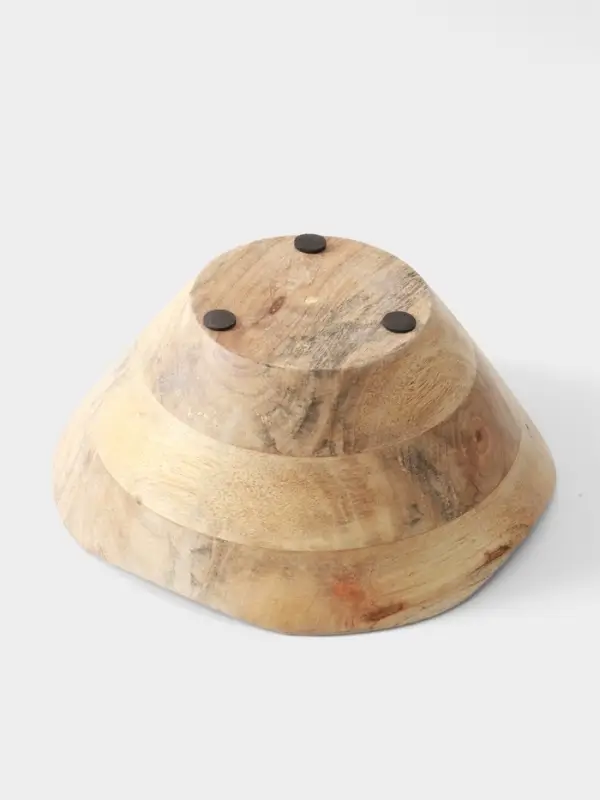 Салатник &laquo;Оттенки сирени&raquo;, 23&times;23&times;10.5 см, дерево манго