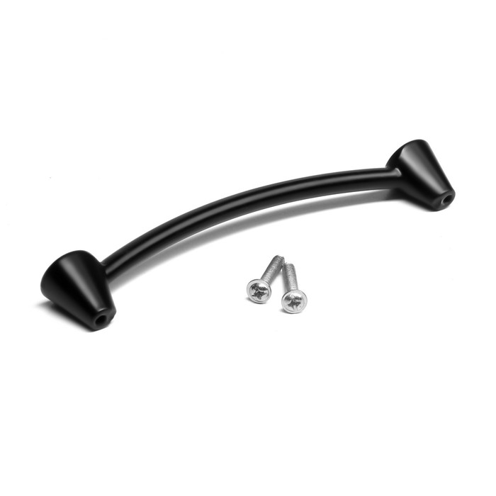 Ручка-скоба PC174BL, м/о 128 мм, цвет чёрный, 4 шт