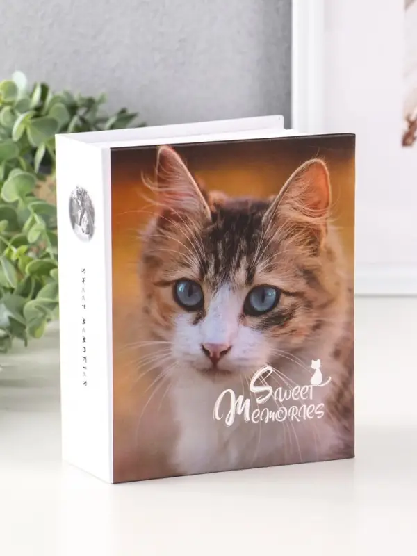 Фотоальбом 100 фото "Кошечка"10X15см, ПП карм.