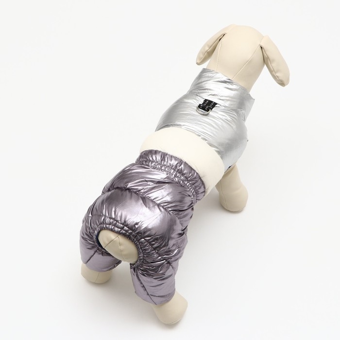 Комбинезон "Комета", размер 16 (ДС 36 см, ОГ 46 см, ОШ 35 см), серебряный