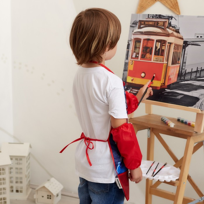 Фартук с нарукавниками детский Фартук с нарукавниками детский "Optimus Prime", Трансформеры, 49х39 см